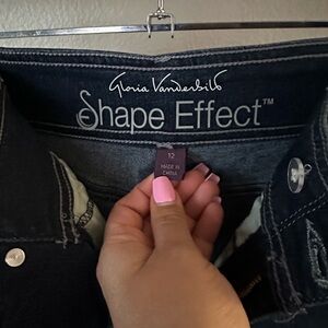 Gloria Vanderbilt Women's Dark Blue Flare Jeans